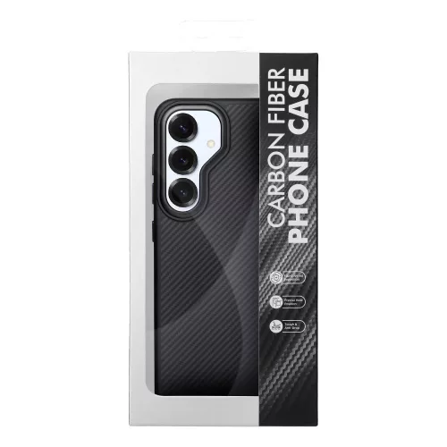 Carbon Elite Mag Samsung Galaxy S26 mágneses tok, MagSafe, fekete