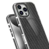 Samsung Galaxy S26 műanyag tok, MagSafe, carbon minta, merevített sarok, fekete
