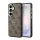 Guess PU Leather 4G Gold Frame Samsung Galaxy S26 mágneses tok, barna