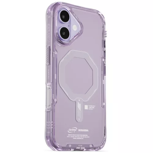 Skinarma Saido Apple iPhone 17 mágneses tok, Magsafe kompatibilis, lila
