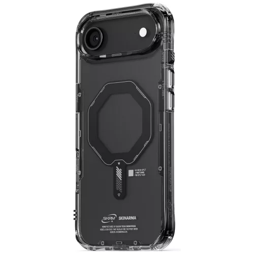 Skinarma Saido Apple iPhone 17 Air (2025) mágneses tok, Magsafe kompatibilis, fekete
