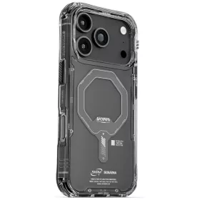   Skinarma Saido Apple iPhone 17 Pro mágneses tok, Magsafe kompatibilis, fekete