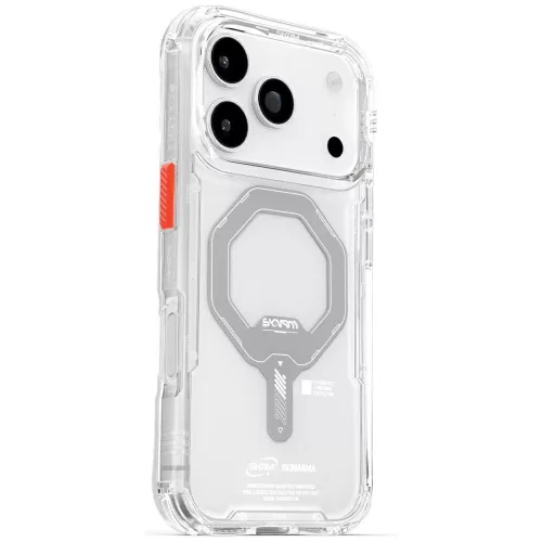 Skinarma Saido Apple iPhone 17 Pro Max mágneses tok, Magsafe kompatibilis, átlátszó