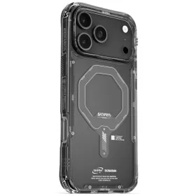   Skinarma Saido Apple iPhone 17 Pro Max mágneses tok, Magsafe kompatibilis, szürke
