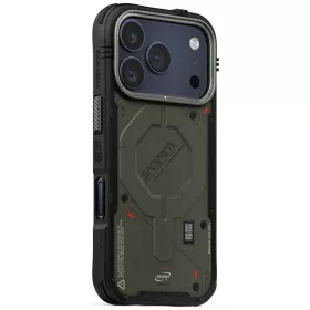   Skinarma Vigor Apple iPhone 17 Pro mágneses tok, Magsafe kompatibilis, zöld