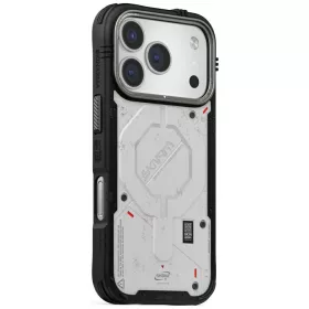   Skinarma Vigor Apple iPhone 17 Pro Max mágneses tok, Magsafe kompatibilis, világos szürke