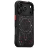 Skinarma Vektor Apple iPhone 17 Pro mágneses tok, Magsafe kompatibilis, fekete-piros