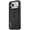 Skinarma Vektor Apple iPhone 17 Pro Max mágneses tok, Magsafe kompatibilis, fekete-fehér