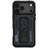 Skinarma Aegis Apple iPhone 17 Pro Max mágneses tok kitámasztóval, Magsafe kompatibilis, kék