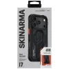 Skinarma Aegis Apple iPhone 17 Pro Max mágneses tok kitámasztóval, Magsafe kompatibilis, kék