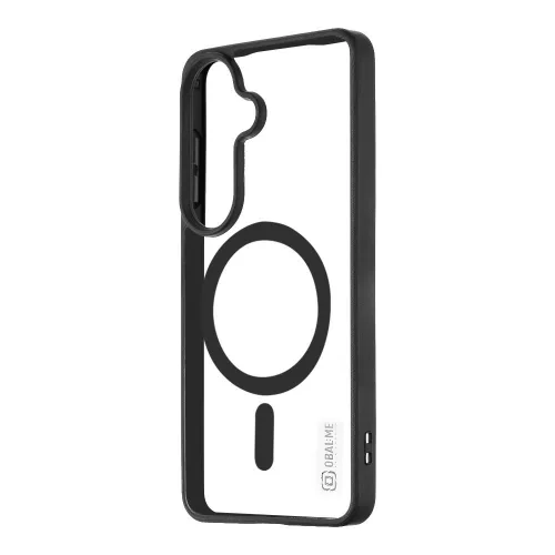 OBAL:ME MagNetix Outline Samsung Galaxy S26 hátlap tok kameravédő peremmel, MagSafe, fekete