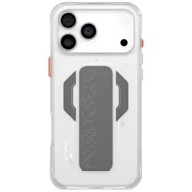   Skinarma Haxa Apple iPhone 17 Pro mágneses tok kitámasztóval, Magsafe kompatibilis, átlátszó