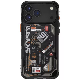   Skinarma Spectra Apple iPhone 17 Pro mágneses tok, Magsafe kompatibilis, fekete