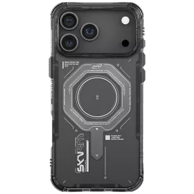   Skinarma Magma Apple iPhone 17 Pro mágneses tok, Magsafe kompatibilis, szürke