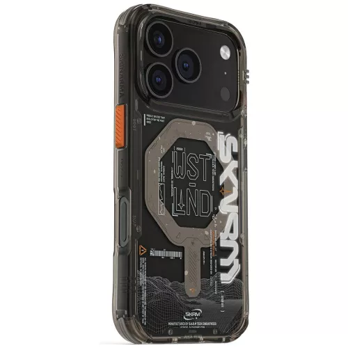 Skinarma Sonix Apple iPhone 17 Pro Max mágneses tok, Magsafe kompatibilis, fekete