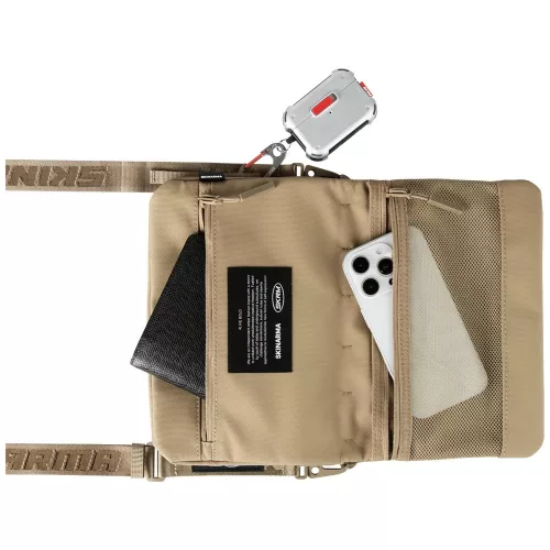 Skinarma Juno telefontartó táska / válltáska, Crossbody, khaki