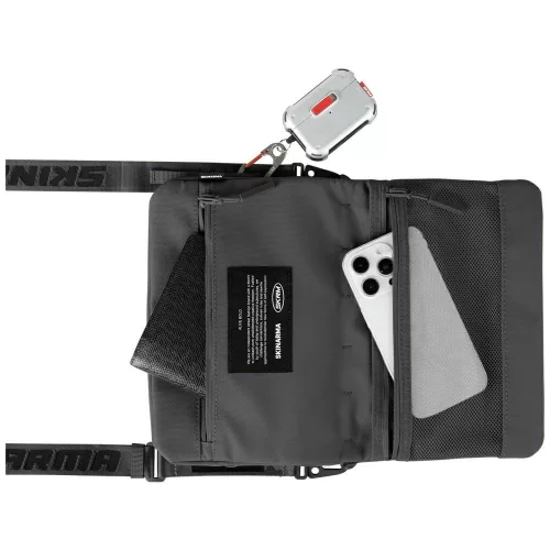 Skinarma Juno telefontartó táska / válltáska, Crossbody, szürke