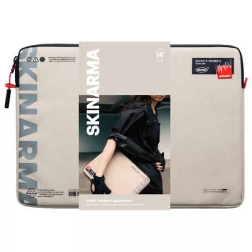 Skinarma Fardel laptop tartó táska / notebook táska, 14col, elefántcsont (bézs)