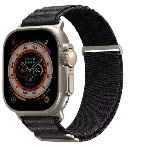 Skinarma Kobu Apple Watch állítható szíj, 49/45/44/42MM, fekete