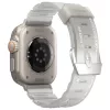 Skinarma Kobu Apple Watch állítható szíj, 49/45/44/42MM, frost (fehér)