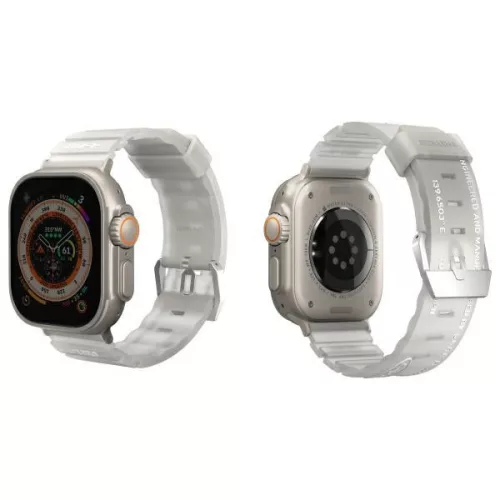 Skinarma Kobu Apple Watch állítható szíj, 49/45/44/42MM, frost (fehér)