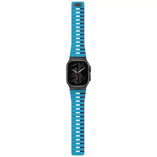 Skinarma Gemini Apple Watch állítható szíj, 49/46/45/44/MM, kék