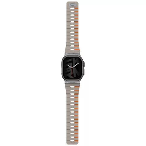 Skinarma Gemini Apple Watch állítható szíj, 49/46/45/44/MM, szürke