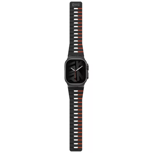 Skinarma Gemini Apple Watch állítható szíj, 49/46/45/44/MM, fekete