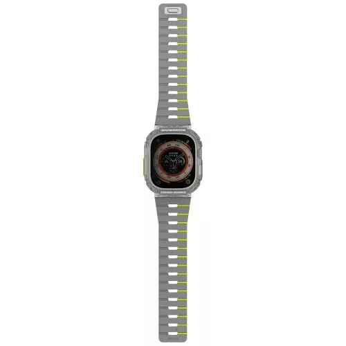 Skinarma Gemini Apple Watch Ultra 4 / 3 / 2 / 1 49mm tok + szíj, 49mm, mágneses niteglow (sötétben világító)