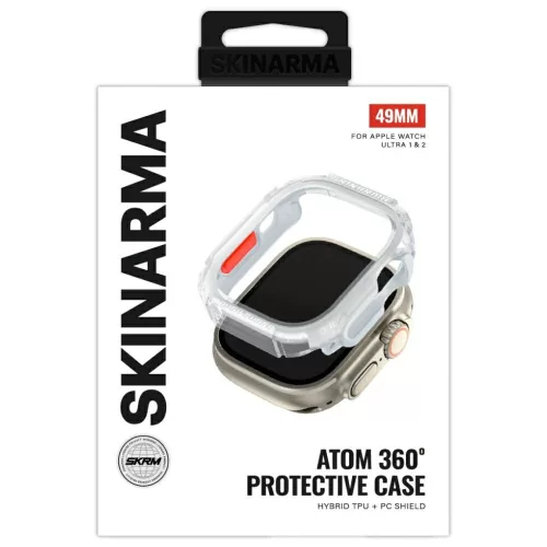 Skinarma Atom Apple Watch Ultra 4 / 3 / 2 / 1 49mm tok, fehér