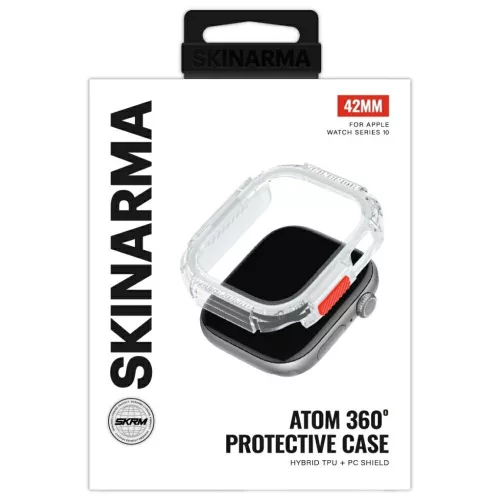Skinarma Atom Apple Watch 11 / Watch 10 46mm tok, fehér