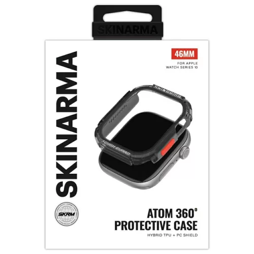 Skinarma Atom Apple Watch 11 / Watch 10 46mm tok, fekete