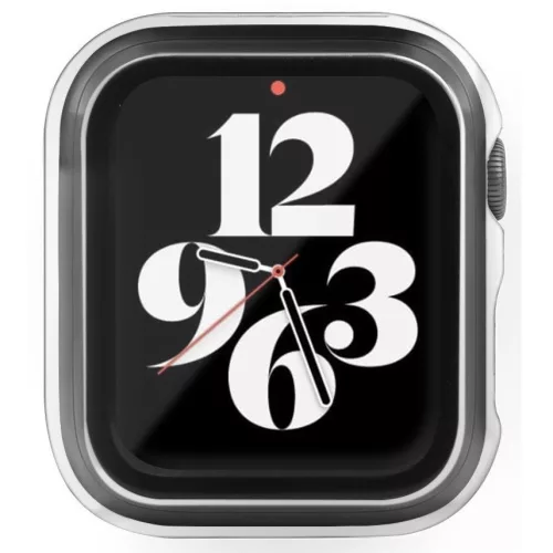 Skinarma Gado Apple Watch 8 / Watch 7 45mm tok, kijelzővédő felülettel, átlátszó