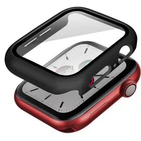   Skinarma Gado Apple Watch 11 / Watch 10 46mm tok, kijelzővédő felülettel, fekete