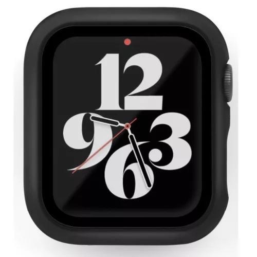 Skinarma Gado Apple Watch 11 / Watch 10 46mm tok, kijelzővédő felülettel, fekete