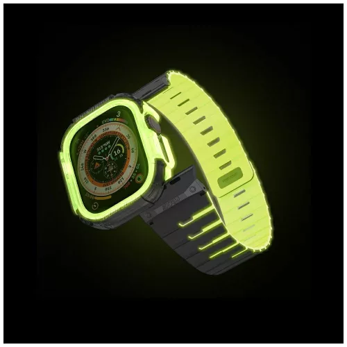 Skinarma Gemini Apple Watch Apple Watch 11 / Watch 10 46mm tok + szíj, mágneses niteglow (sötétben világító)