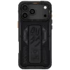 Skinarma Phantom Apple iPhone 17 Pro Max mágneses tok kitámasztóval, Magsafe kompatibilis, fekete