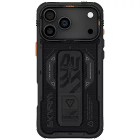   Skinarma Phantom Apple iPhone 17 Pro Max mágneses tok kitámasztóval, Magsafe kompatibilis, fekete