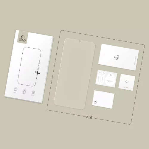 Tech-Protect Samsung Galaxy S26 Ultra tempered glass kijelzővédő üvegfólia csomag, átlátszó (10db)