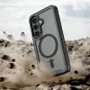 Tech-Protect Defense Samsung Galaxy S26 hátlap tok kijelző védelemmel, ütésálló, MagSafe, áttetsző-fekete