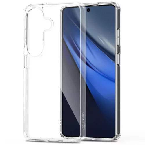 Tech-Protect Flexair Hybrid Samsung Galaxy S26 hátlap tok, megerősített sarok, átlátszó