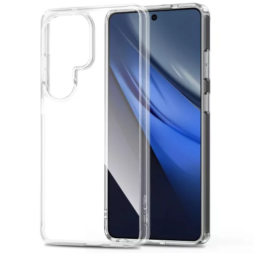 Tech-Protect Flexair Hybrid Samsung Galaxy S26 Ultra hátlap tok, megerősített sarok, átlátszó