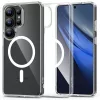 Tech-Protect Flexair Hybrid Samsung Galaxy S26 Ultra hátlap tok, megerősített sarok, MagSafe, átlátszó-fehér