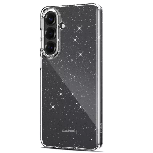 Tech-Protect Flexair Samsung Galaxy S26 hátlap tok, csillámos-átlátszó