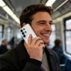 Tech-Protect MagSlim Samsung Galaxy S26 Ultra hátlap tok kitámasztóval, MagSafe, áttetsző-fehér