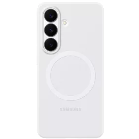   Samsung Silicone Magnet Samsung Galaxy S26 Plus gyári hátlap tok, szilikon, MagSafe, fehér