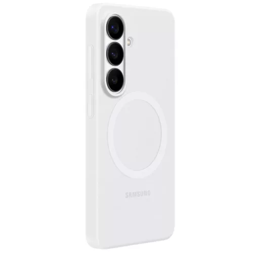 Samsung Silicone Magnet Samsung Galaxy S26 Plus gyári hátlap tok, szilikon, MagSafe, fehér