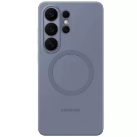   Samsung Silicone Magnet Samsung Galaxy S26 Ultra gyári hátlap tok, szilikon, MagSafe, kékes lila