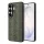 Lacoste PVC Blend Monogram Magnetic Samsung Galaxy S26 Ultra hátlap tok, MagSafe, khaki