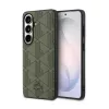 Lacoste PVC Blend Monogram Magnetic Samsung Galaxy S26 hátlap tok, MagSafe, khaki